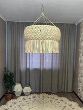 Handmade Macrame Boho Chandelier